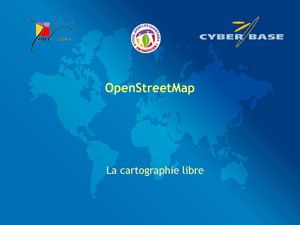 présentation OpenStreetMap