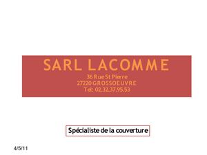 couverture evreux sarl lacomme
