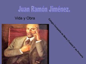 Trabajo sobre Juan Ramón Jiménez