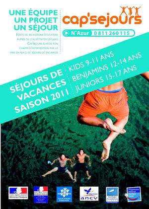 Brochure Colonies de vacances Cap Séjours