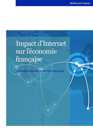 Impact d'internet sur l'économie française