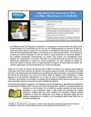 Manual para estudiantes Diigo