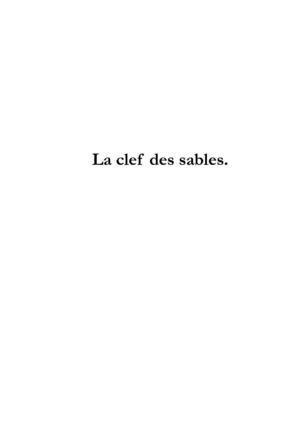 La clef des sables