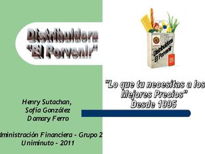 Presentacion Distribuidora el Porvenir