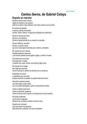 Cantos íberos, de Gabriel Celaya