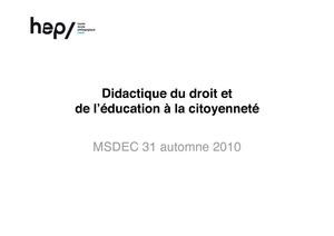 Une présentation du syllogisme par une HEP