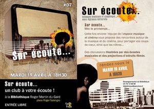Sur écoute #7 | mardi 19 avril 2011 | Bibliothèque de Saint-Fons (69190)