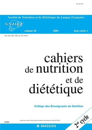cahiers de nutition et diététique