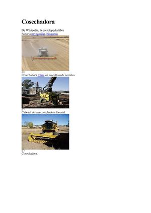 La cosechadora