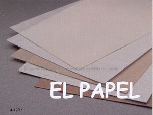 el papel- diapositivas