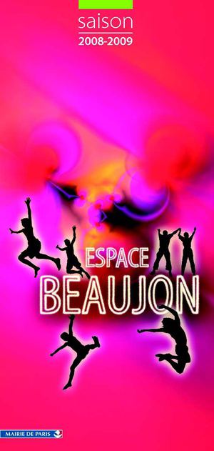 Brochure du programme d'activité de l'Espace Beaujon