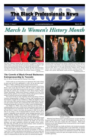 Mar 2011 Black Professionals News Volume 11 Issue 2