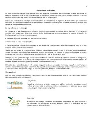 Anatomia de un logotipo