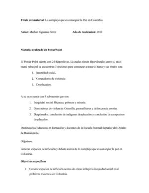 Guía didáctica del material multimedial 