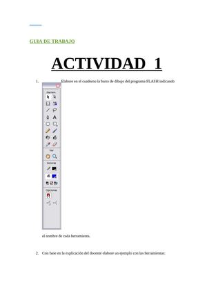 Guia dibujo en flash
