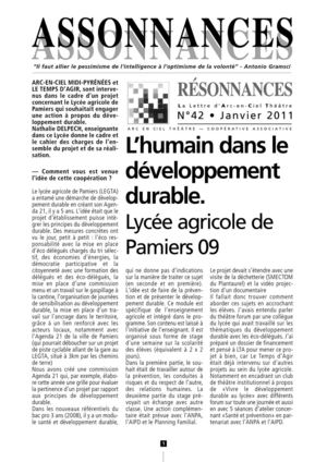 L'Humain dans le développement durable
