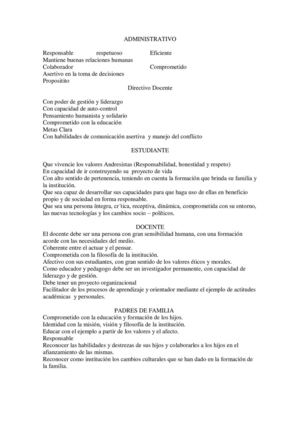 Perfiles Institucionales