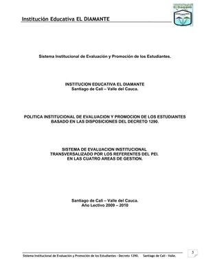 Manual de  Evaluación - 1290-1 SIEP