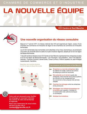 La nouvelle équipe CCI centre et Sud Manche