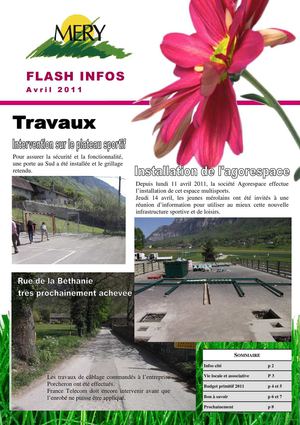 FLASH INFOS AVRIL 2011 - MERY