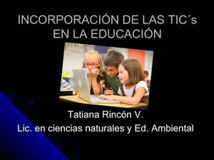 tics en la educación