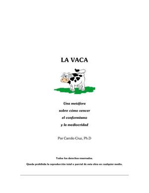 Libro La Vaca