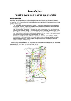 Las cañerias, su evolucion