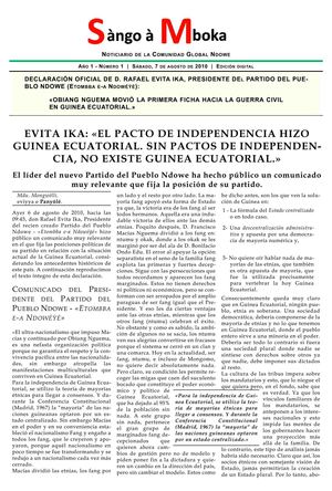 Sàngo à Mboka - Del 1 al 10 