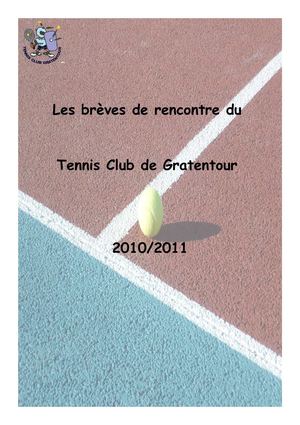 Brèves de rencontre du T.C.Gratentour