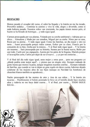 QUE CORRA EL MANANTIAL