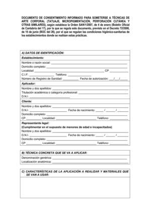 Consentimiento tatuajes