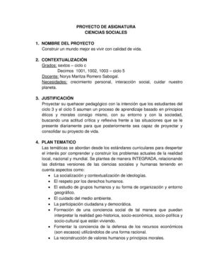 Docente: Noris Romero, Proyecto de los grados sexto Y decimo