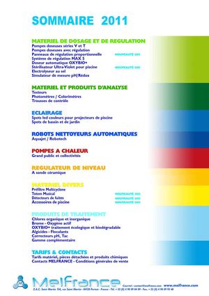 catalogue melfrance 2011