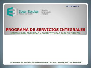 SERVICIOS INTEGRALES PARA EMPRESAS