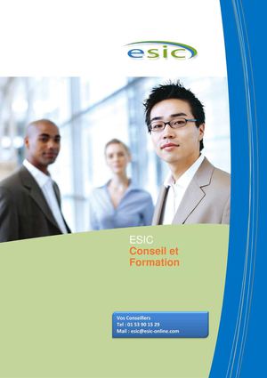 Présentation Groupe ESIC