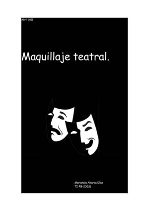 Maquillaje Teatral