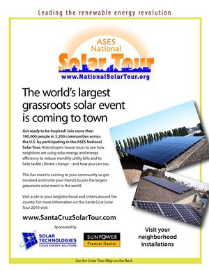 Santa Cruz Solar Home Tour Brochure