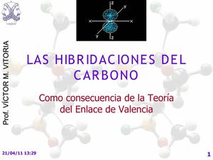 HIBRIDACIONES Y GEOMETRIA MOLECULAR