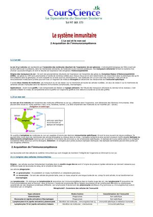 Le système immunitaire _ Le soi et le non soi