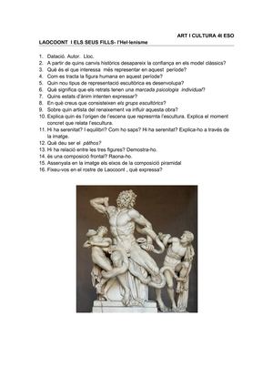 Art Hel·lenístic - Laocoont i els seus fills