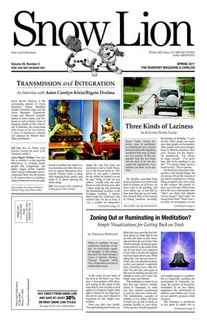 Snow Lion: The Buddhist Magazine & Catalog, Spring 2011 (N94)