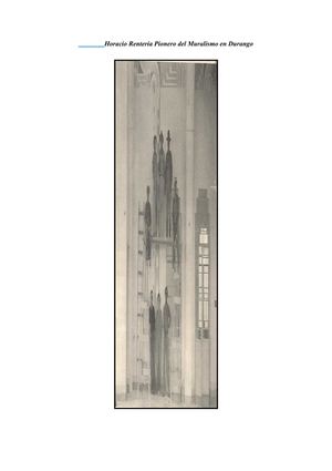 Hracio Rentería: Pionero del Muralismo en Durango