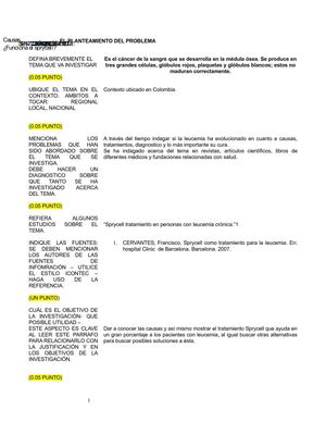 Planteamiento del problema