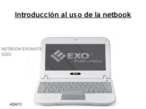 Introduccion al uso de la netbook
