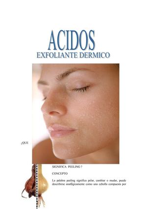 acidos exfoliantes