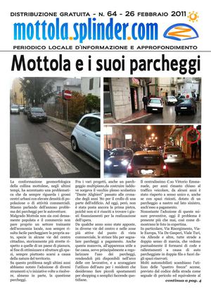 mottola.splinder.com numero 64 - 26 febbraio 2011