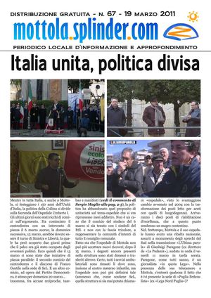 mottola.splinder.com numero 67 - 19 marzo 2011