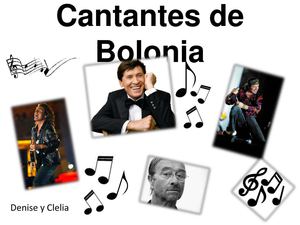 Cantantes de Bolonia