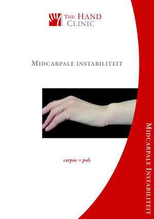 Informatiefolder van The Hand Clinic; Midcarpale Instabiliteit