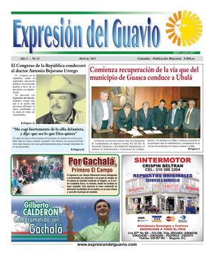 EXPRESION DEL GUAVIO ABRIL 2011